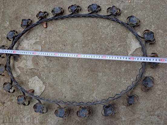 Old metal mirror frame, wrought iron with price 49.00 BGN | € 25.05 Old metal mirror frame, wrought iron with price 49.00 BGN | € 25.05