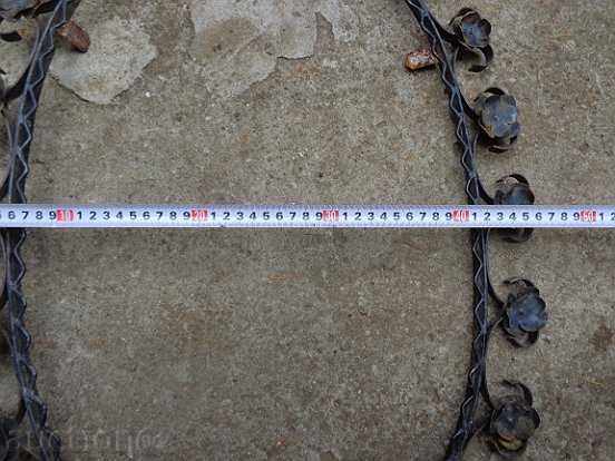 Auction Old metal mirror frame, wrought iron Auction Old metal mirror frame, wrought iron