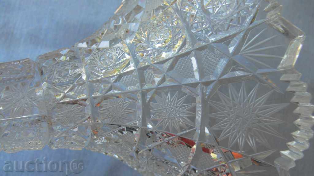 Δημοπρασία STARA κρύσταλλο βάζο με ανακούφιση χαραγμένο χρωματισμό ELEGANT Δημοπρασία STARA κρύσταλλο βάζο με ανακούφιση χαραγμένο χρωματισμό ELEGANT