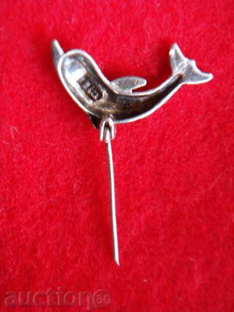 SILVER BROSHKA - DOLPHIN with price 13.00 BGN | € 6.65 SILVER BROSHKA - DOLPHIN with price 13.00 BGN | € 6.65