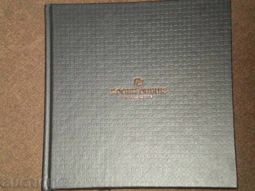 Selling catalog 2013-2014 on "ROGER DUBUIS" Rare !!!