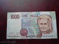 ITALIA 1000 de lire sterline 1990 nr.2