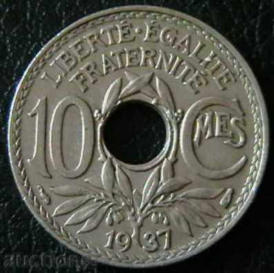 10 εκατοστά 1937, Γαλλία