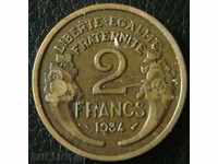 2 φράγκα το 1934, η Γαλλία