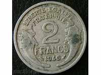 2 franci 1946, Franța