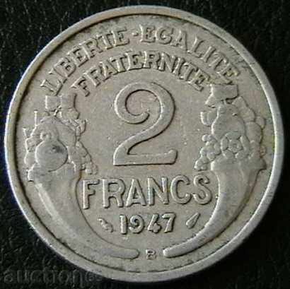 2 φράγκα Το 1947, η Γαλλία
