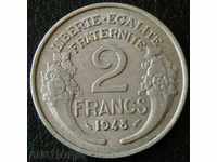 2 franci 1948, Franța