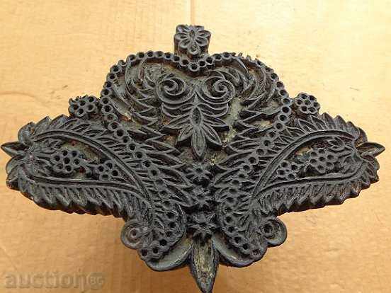 Wooden seal, prosphora stamp Wooden seal, prosphora stamp