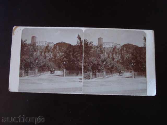 ANTIC stereoscopică Foto Ruine Rauhenstein (Niederosterr