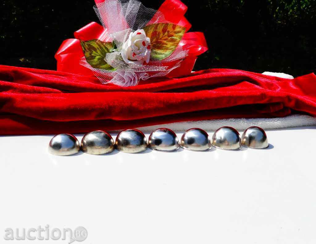 925 Silver Elements, Semi-spheres, Total 56 g with price 140.00 BGN | € 71.58 925 Silver Elements, Semi-spheres, Total 56 g with price 140.00 BGN | € 71.58