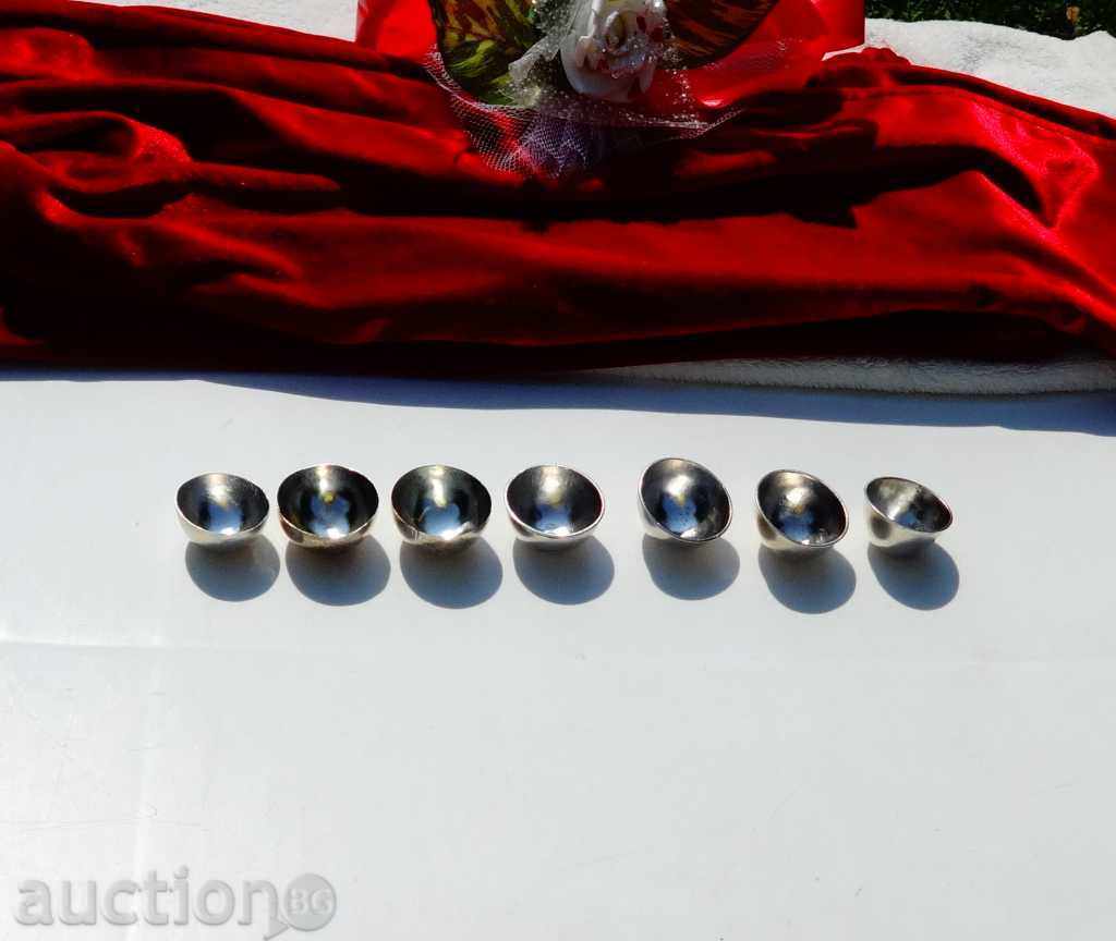 Auction 925 Silver Elements, Semi-spheres, Total 56 g Auction 925 Silver Elements, Semi-spheres, Total 56 g