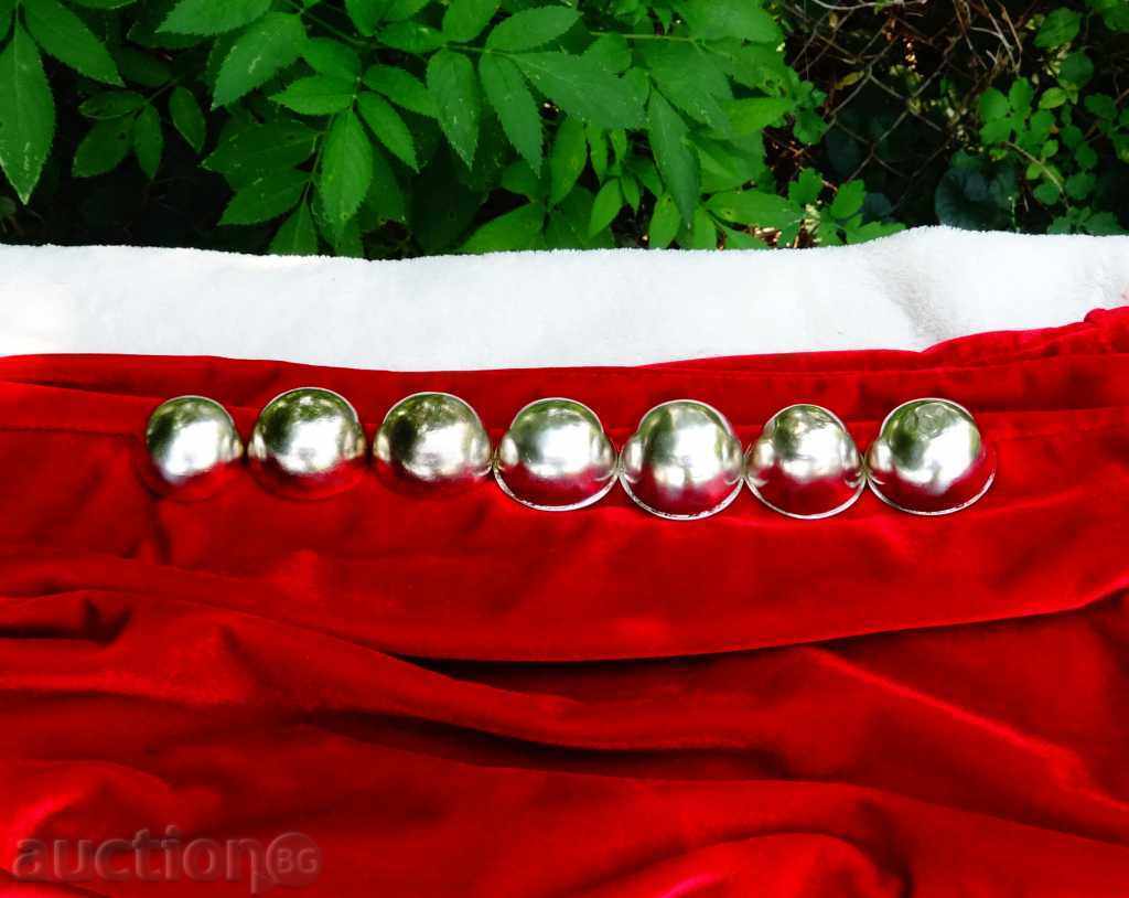 925 Silver Elements, Semi-spheres, Total 56 g - 6 925 Silver Elements, Semi-spheres, Total 56 g - 6