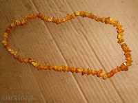 Amber necklace of Baltic amber, jewelery, jewel