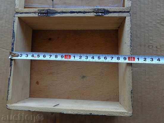 Auction Old wooden box for clock alarm clock Auction Old wooden box for clock alarm clock
