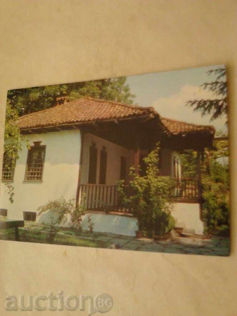 Καρτ ποστάλ Kalofer House Museum Hristo Botev 1975