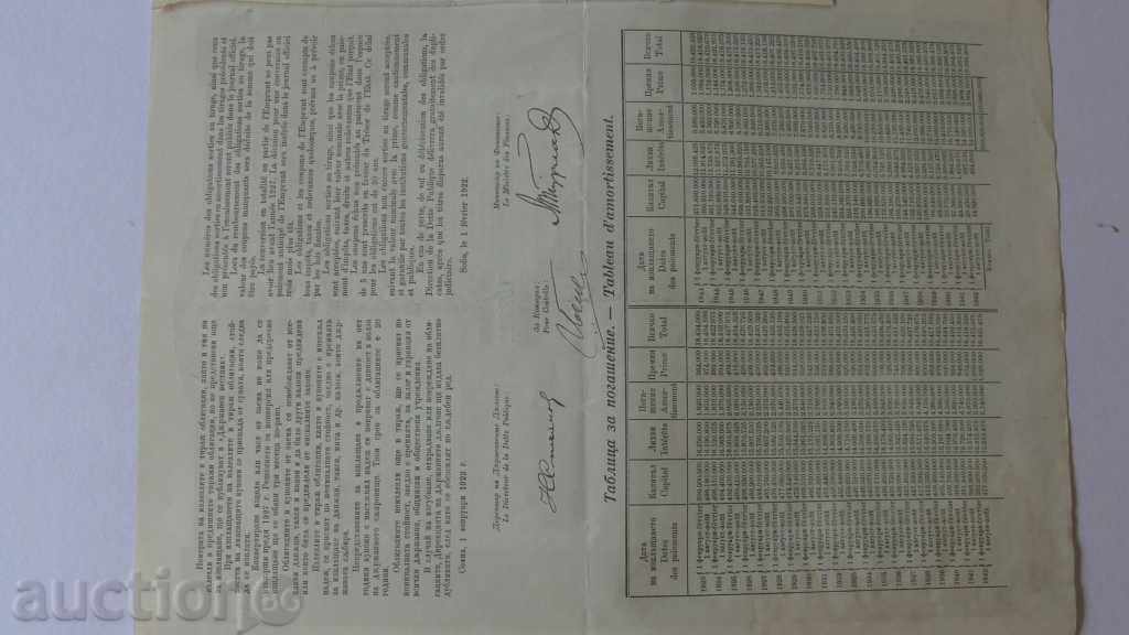 Auction 1921 - BONUS 100 BGN KINGDOM OF BULGARIA Auction 1921 - BONUS 100 BGN KINGDOM OF BULGARIA