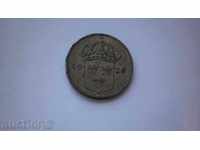 Швеция Сребро 10 Йоре 1916 Рядка Монета