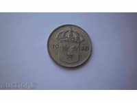 Швеция Сребро 10 Йоре 1930 Рядка Монета
