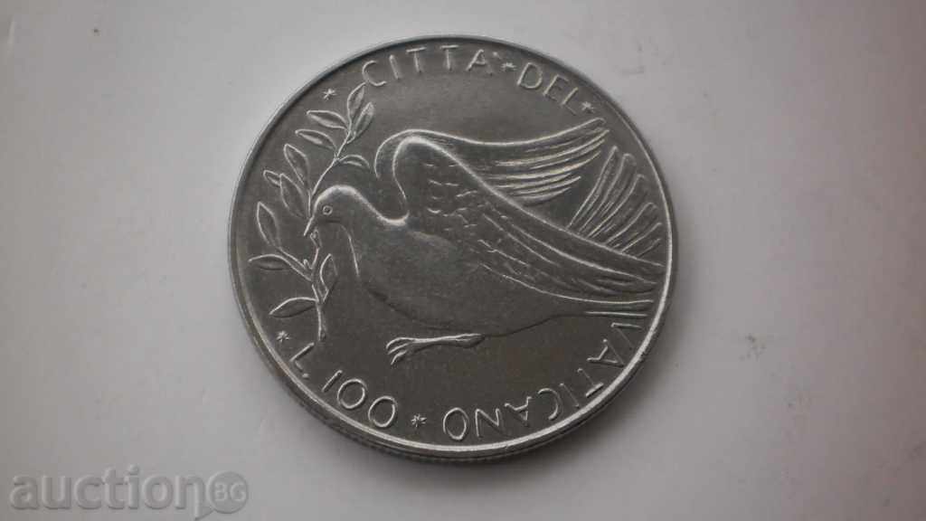 100 Lire Vatican 1971 cu preț € 3.07 | 6.00 BGN