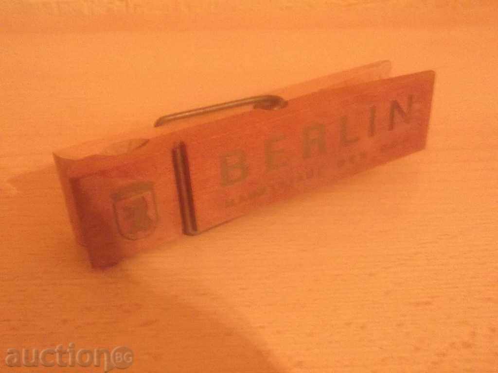 * 1843 № vechi clip din lemn - Berlin - sots.period