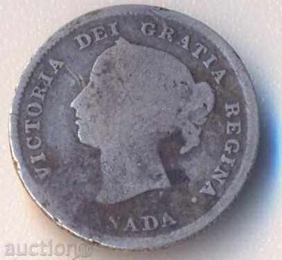 Canada 5 cenți 1888 cu preț € 10.00 | 19.56 BGN