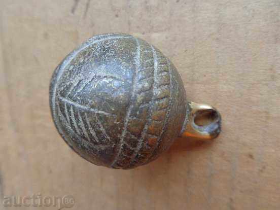 Bronze bell for horse, bell, bell, nut - 6