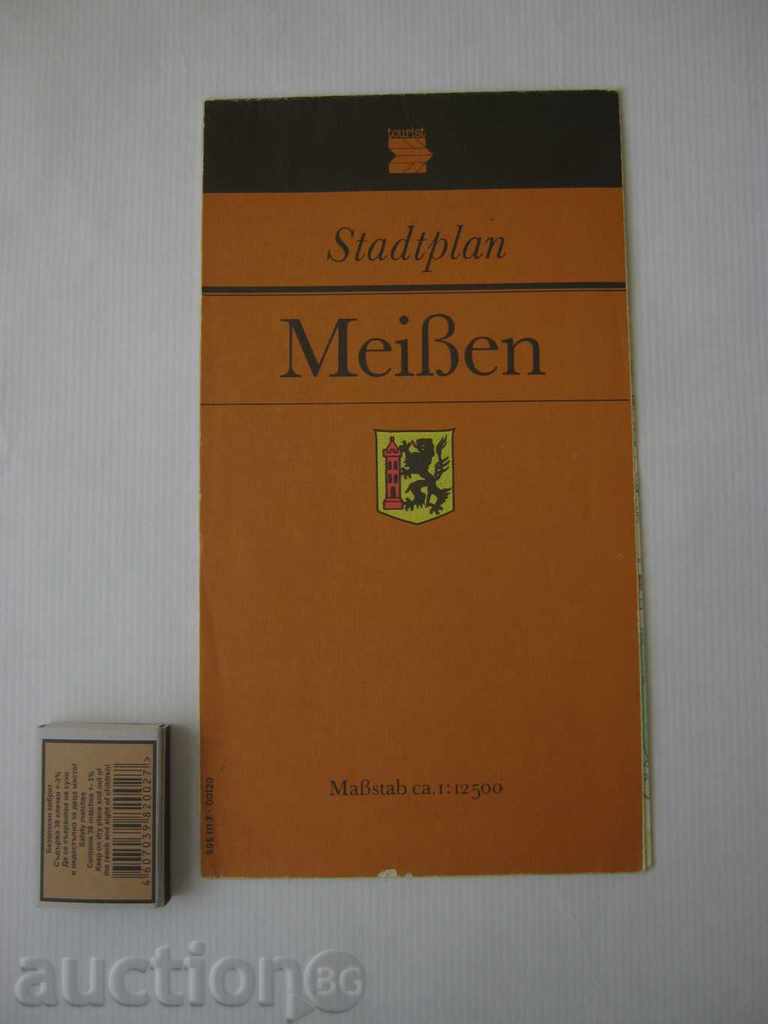 GDR. Τουριστικός χάρτης. Μάισεν