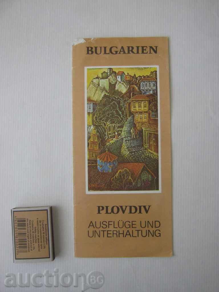 Bulgaria. Plovdiv. Tourist brochure in German