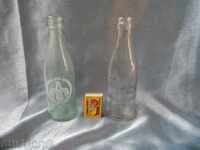 παλιά γυάλινα μπουκάλια - 2 τεμ.