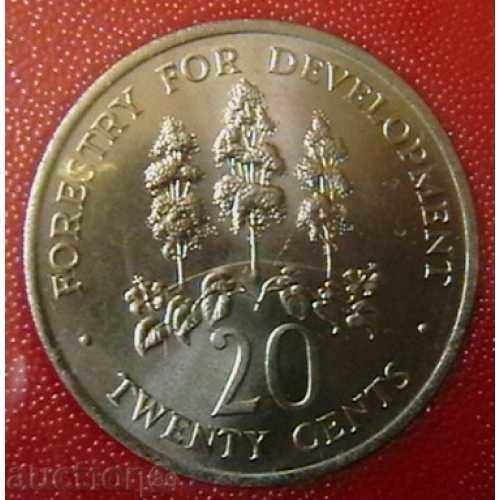 20 cenți 1976 FAO, Jamaica 20 cenți 1976 FAO, Jamaica