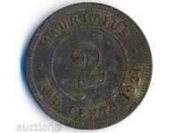Mauritius Island 2 cent 1924, small circulation