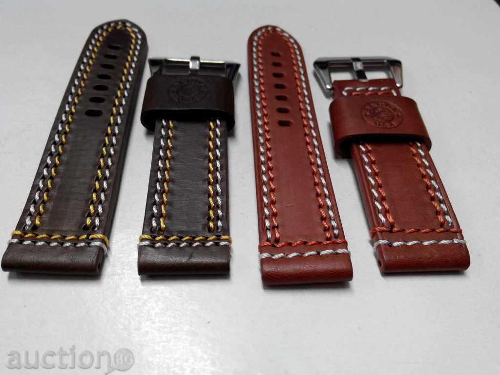 Delivery of Brown leather strap 24mm