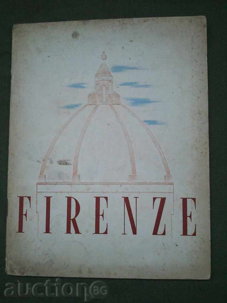 Italian tourist brochure from 1938 Florence