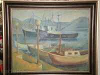 Πουλήστε ζωγραφική «Τα αλιευτικά σκάφη» Ατανάς Kameshev !!!
