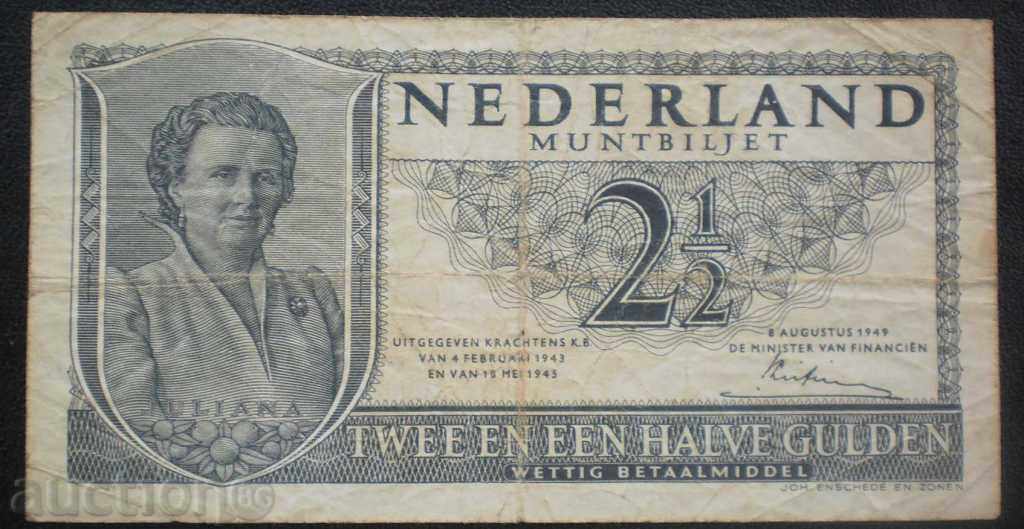 Bancnote Antilles 2 ½ gulden 1943