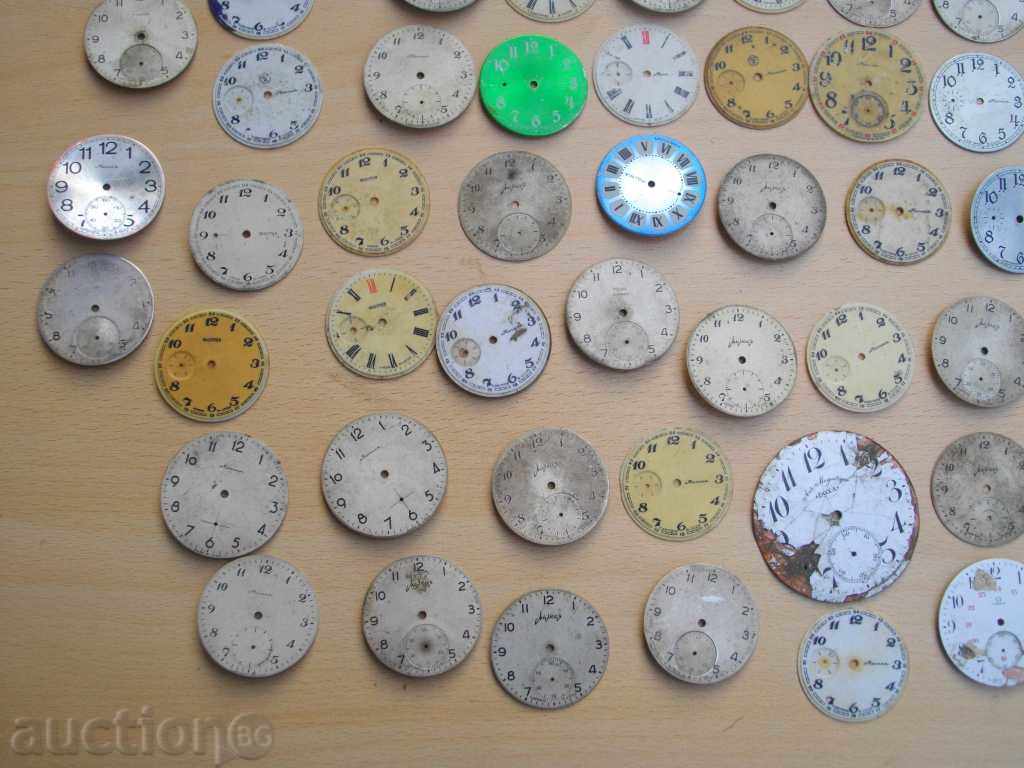 Delivery of Lot of 74 pcs. the pocket watch dial