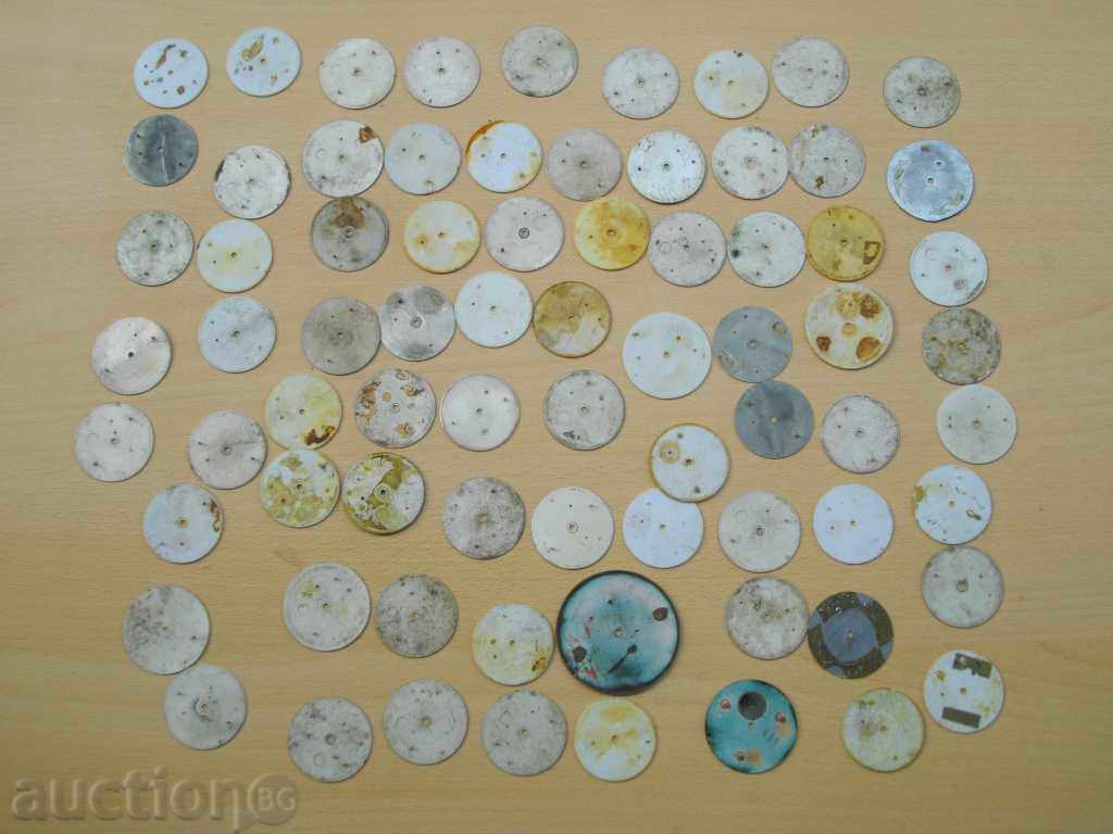 Lot of 74 pcs. the pocket watch dial - 6
