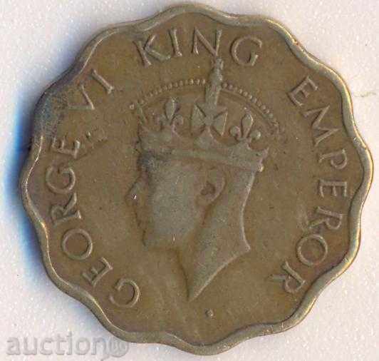 British India 1 year 1944 with price 1.80 BGN | € 0.92