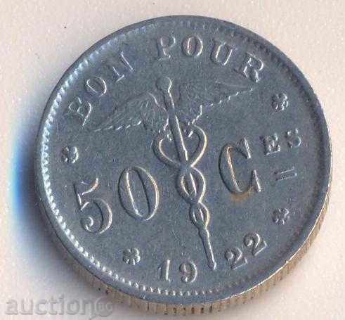 Belgia 50 sentimes 1922
