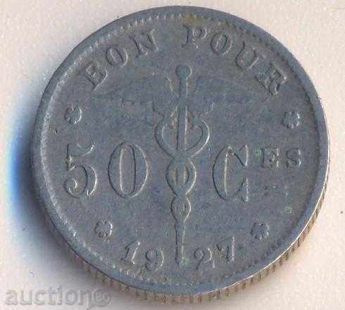Belgia 50 sentimes 1927