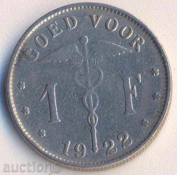 Belgia 1 Franc 1922