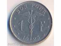 Belgium 1 franc 1923