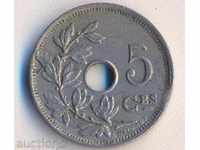 Belgia 5 sentimes 1928