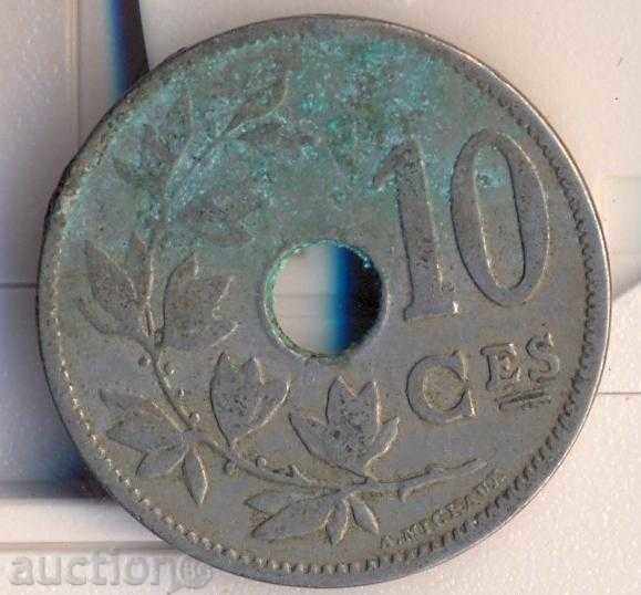 Belgium 10 centimes 1902 year