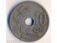 Belgium 10 centimes 1904 year