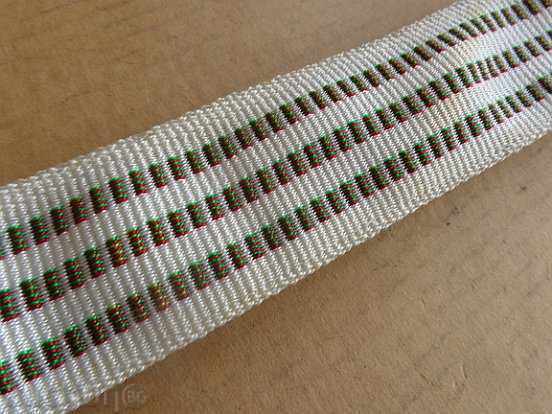 Professional parade belt with a shimmer, buckle, buckle - 5