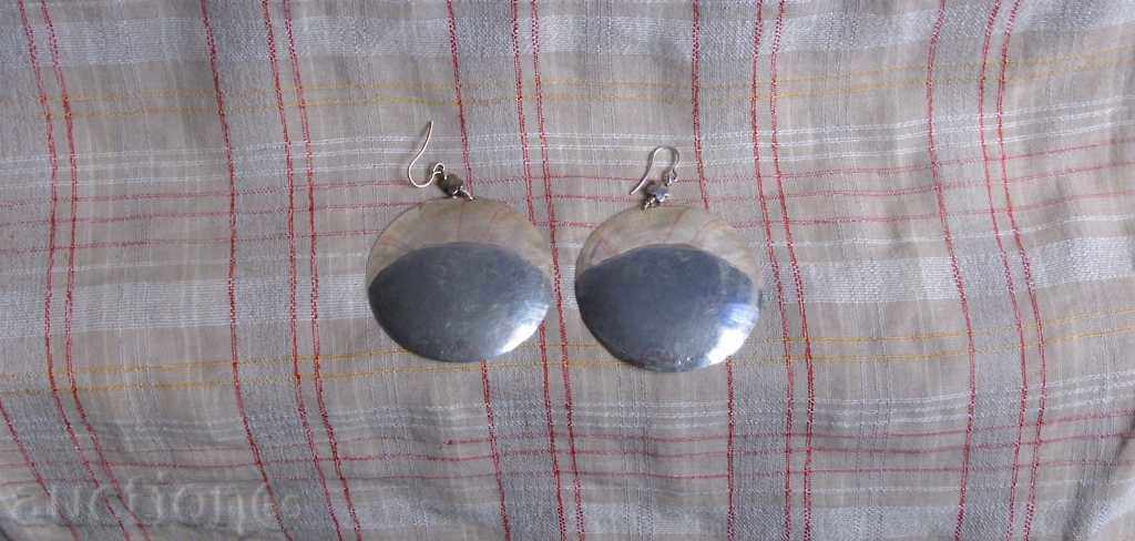 Ασημένια σκουλαρίκια - 1 με τιμή 46.00 BGN | € 23.52