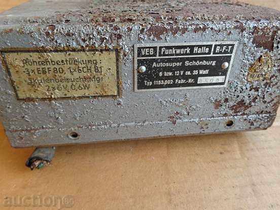 Old lamp radio for car, car, GDR with price 59.00 BGN | € 30.17 Old lamp radio for car, car, GDR with price 59.00 BGN | € 30.17