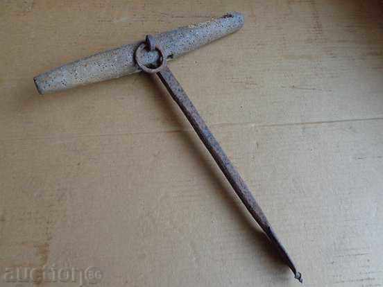 Old carpentry drill, matcap, drill, tool