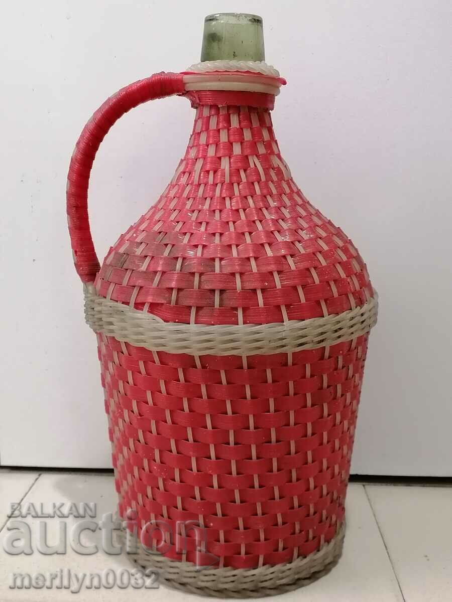 Παλιά κανάτα με πλεξούδα, μεγάλο μπουκάλι, γυαλί με τιμή 49.00 BGN | € 25.05 Παλιά κανάτα με πλεξούδα, μεγάλο μπουκάλι, γυαλί με τιμή 49.00 BGN | € 25.05